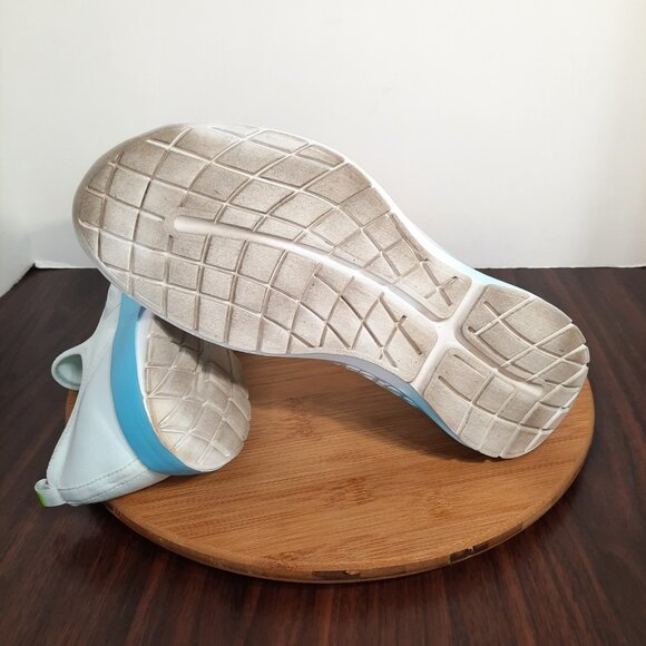 OOfos OOmg Sport Womens 11 Shoes Aqua Fade Mint Recovery Gym Workout Sneakers - Picture 8 of 10